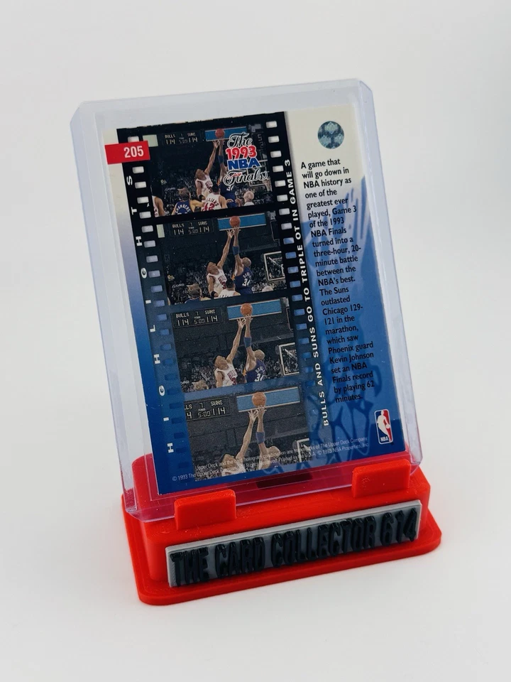 🔥1993-94 Upper Deck The 1993 NBA Finals Scottie Pippen Charles Barkley #205 HOF - Image 2 of 2