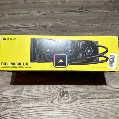 Corsair ICUE H150i RGB ELITE Liquid AIO CPU Cooler CW-9060060-WW