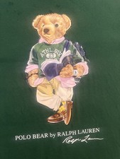 Polo Bear By Ralph Lauren T Shirt Size 7 Preppy W/ Book And Loafers