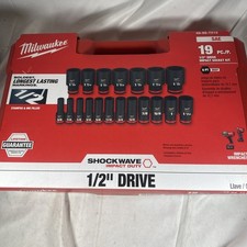 Milwaukee 49-66-7012 Shockwave SAE Socket Set