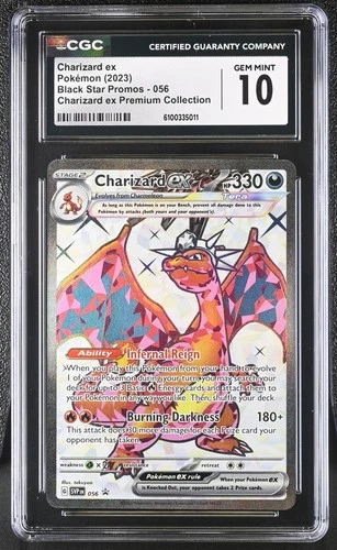 Charizard ex 056 Sv: Scarlet & Violet Promo Cards Holo CGC 10 - Pokemon 2023