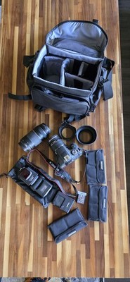 Canon EOS Rebel T7 Digital SLR Camera with Speedlite Flash and Filter Kit