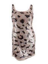 Adrianna Papell Women's Animal-Sequin Shift Dress