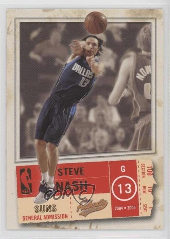 2004-05 Fleer Authentix General Admission 29/100 Steve Nash #12 HOF 10lp
