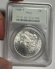 1880-S OGH PCGS MS62 Morgan Silver Dollar, U.S. $1 Coin Mint State BU