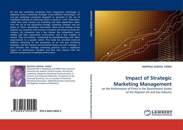 Impact Of Strategic Marketing Management Akinyele Samuel Taiwo-image