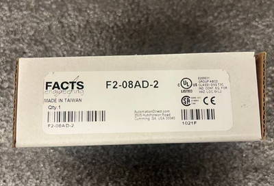 F2-08AD-2 Facts Engineering Automation Direct DL205 Analog Input Module