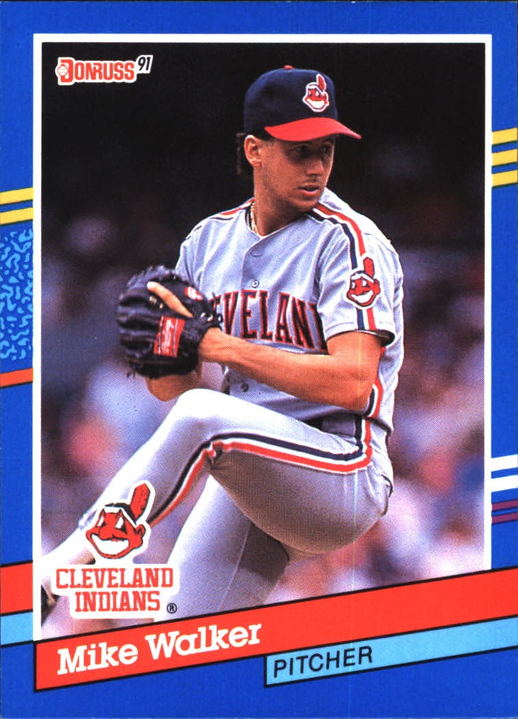 1991 Donruss Mike Walker #61 Cleveland Indians
