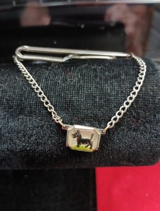 Vintage Scotty Dog TIE Clasp Bar