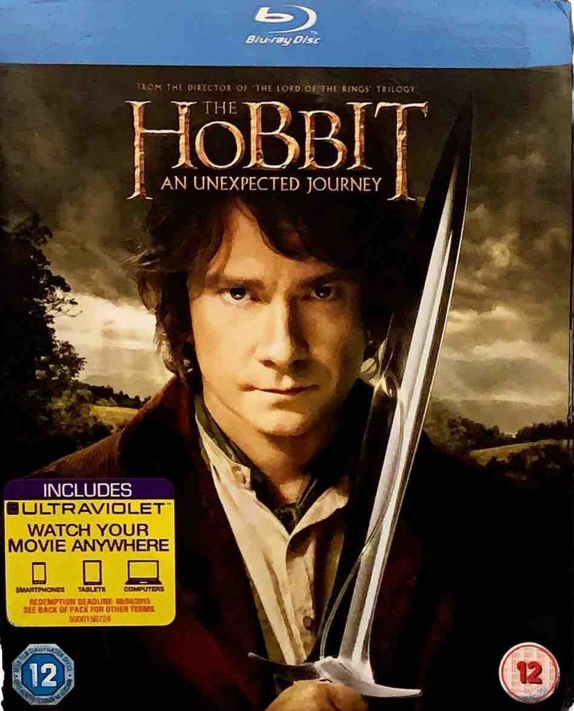 The Hobbit - An Unexpected Journey (Blu-ray, 2013) Tolkien Martin Freeman NEW