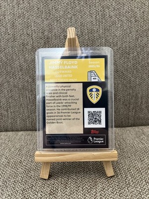 TOPPS PREMIER LEAGUE 2026 JIMMY FLOYD HASSELBAINK RETRO THREADS