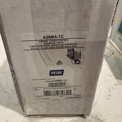 New Penn A28MA-1C 2 Stage Tower Control 2SPDT Switches Rainproof Style 1