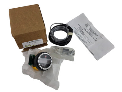 NEW Teltek 129 Fuel Filter Restriction Gauge Monitor RED for 2005-older Kenworth