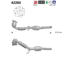 Katalysator FüR Audi Seat Skoda A3 Sportback Cabriolet Altea XL Leon Toledo III