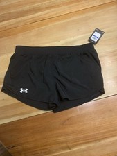 Under Armour Girls' UA Black Shorts YXL