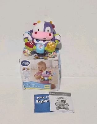 #ad Vtech Baby Lil#x27; Critters Moosical Beads Plays Songs Sounds Lights Up Interactive $16.99