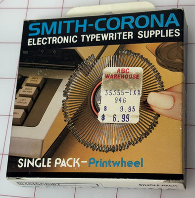 Vtg Smith Corona Printwheel Electronic Typewriter Electric 903 Judicial 10
