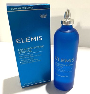 Elemis Cellutox Active Body Oil 3.3 oz Firming Detox Nourishing Skin Treatment