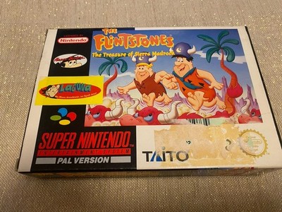 SNES - Super Nintendo Spiel - THE FLINTSTONES Treasure of Sierra Madrock OVP PAL