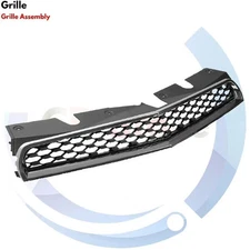 Front Bumper Cover Fascia & Grille Assembly Kit For 2010-2015