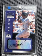2002 Select Rookies & Prospects - Autographs Jose Ortiz #50 (AU)