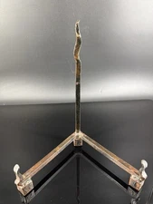 JAN BARBOGLIO LRG iron Easel 🌹 RETIRED 10"x8" Portaplato SIGNED Display picture