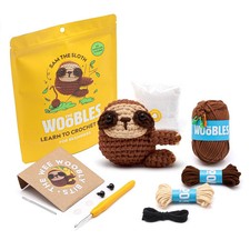 THE WOOBLES SAM THE SLOTH CROCHET KIT W/ EVERYTHING INCLUDED NEW/UNOPENED 