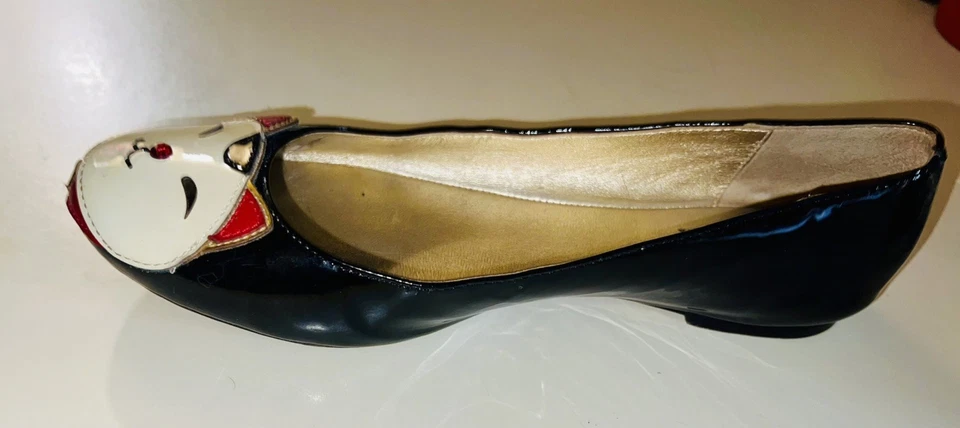 Kate Spade, RARO, Retirado Tonti Street Lucky Cat Zapatos de Ballet Pisos 6.5 Foto 4 de 4