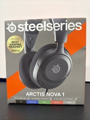 SteelSeries Arctis Nova 1 Over-Ear Gaming Headset - Black