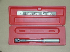 Snap-on Qjr117c Torque Wrench 30-200 In Lbs 38 Drive W Case Manual