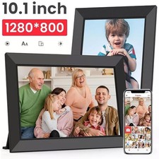 Photo Frame WiFi Digital Frameo App Grouptronics 10.1 Inch Touch Screen 32GB UK