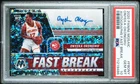 2020-21 Panini MosaicFast Break Onyeka Okongwu Rookie Auto PSA 10 (RC, AU)