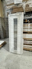 Modern Internal White Pre Finished Frosted Glazed Doors