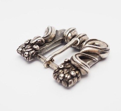 Vintage Barry Kieselstein Cord sterling silver snake apple  display picture 2