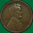 1911-S Lincoln Wheat Cent Choice Very Fine VF+/XF Coin #41010