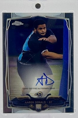 2014 Topps Chrome #175 Aaron Donald Rookie Autographs