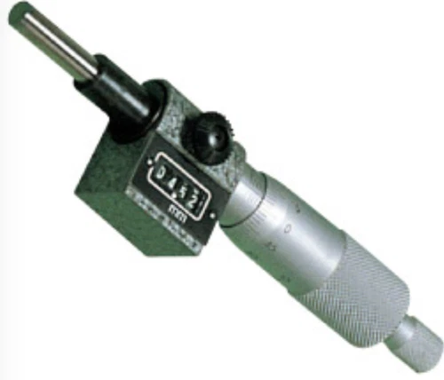 Mitutoyo 250-301 Rolling Digital Micrometer Head, 0-25mm Range, 0.01mm