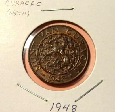 1948 Curacao (Netherlands) : 2-1/2 Cents World Coin (KM 42) | eBay