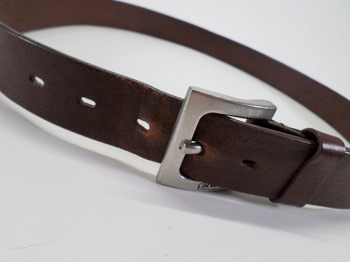 Timberland Leather Belt 36 Distressed Brown 1499-200 - Picture 2 of 11