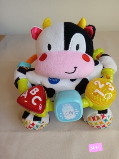 Vtech Cow Lil Critters Moosical Beads Plush Lights Music ABC 123 - Main Image