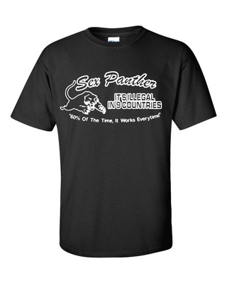 SEX PANTHER COLOGNE Funny ANCHORMAN College MOVIE NEWS Tee Shirt