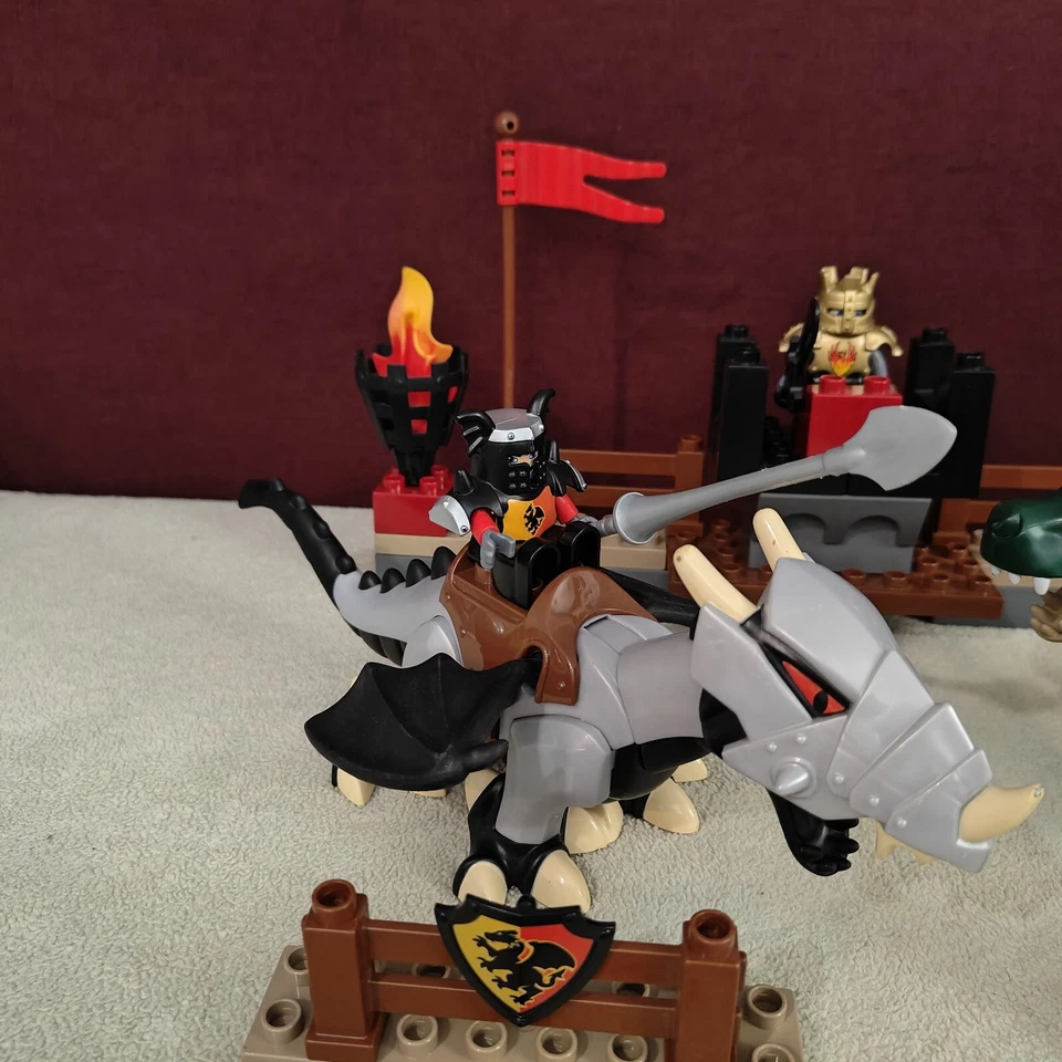 Lego Duplo 7846 - Le Tournoi des Dragons - Roi Château Combat Chevaliers Complet - Photo 4/4