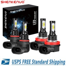 For Acura ILX 2013 2014 2015 6000K LED Headlights Lights Bulbs Kit Hi/Low Combo