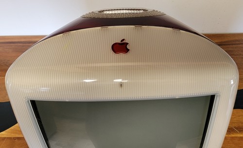 RARE VTG Apple iMac G3 m5521 Ruby Red Computer - Photo 3/9