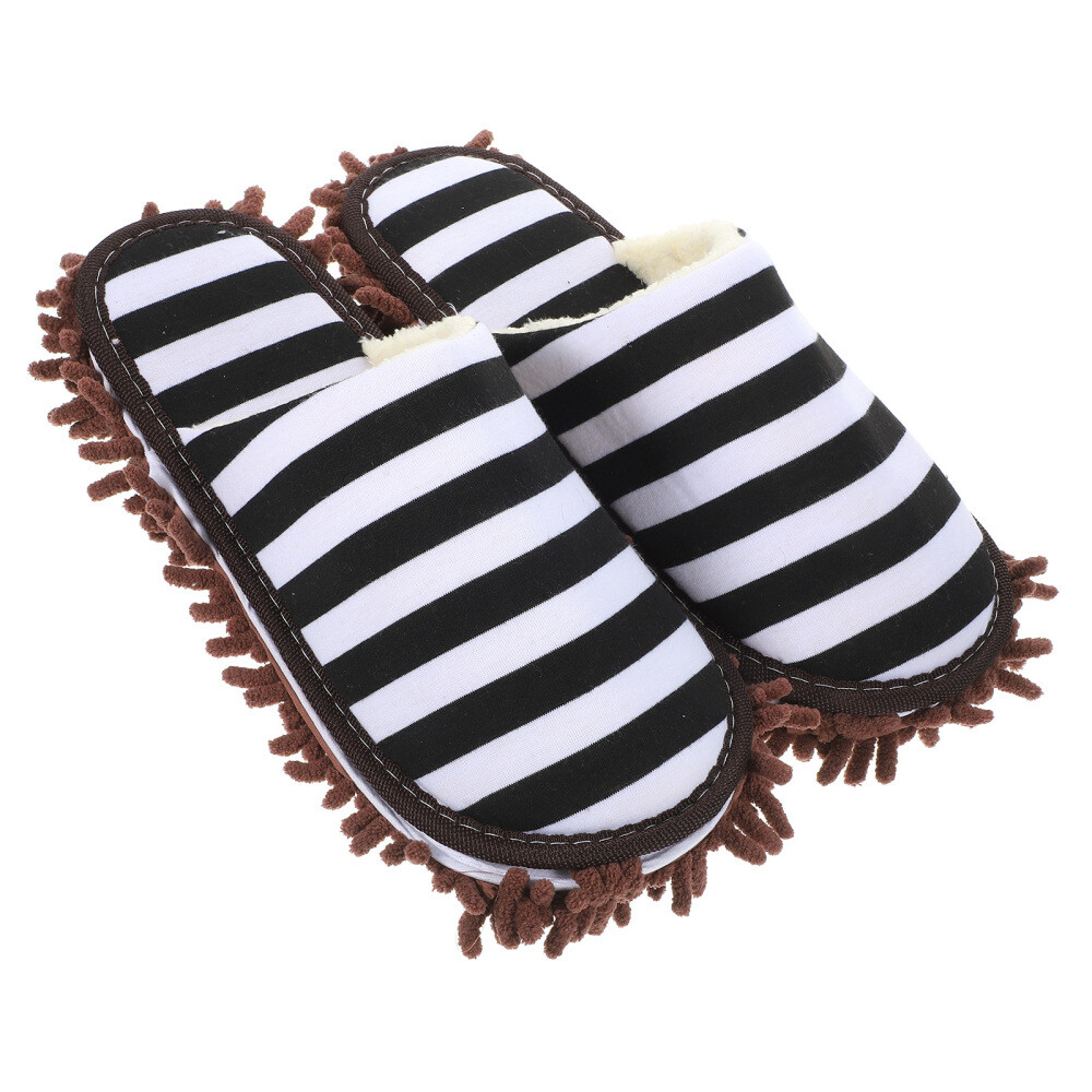 APL Pantofole Pigre Uomo E Donna Pulizia Pantofole Mop Rimovibili