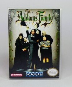 NES Storage Case - The Addams Family - NO GAME