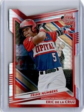 2022 Elite Extra Edition Red Prime Numbers Eric DeLa Cruz 34/85 (B24) DPL