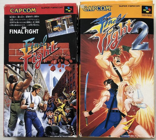 Final Fight SFC 1 & 2 set of 2 Capcom Super Famicom import from Japan - Picture 18 of 19