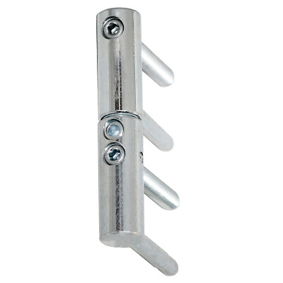 Einbohrbänder 20 mm Haustürbänder Türbänder Silber Nylonbuchse OTLAV Exacta 3-D