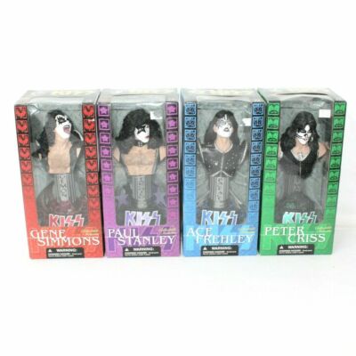 KISS Band- Complete set of 4 pieces Bust Statuette Set by